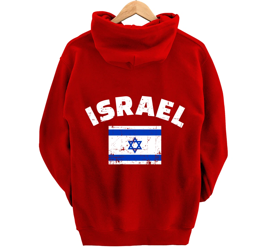Israel flag Pullover Hoodie