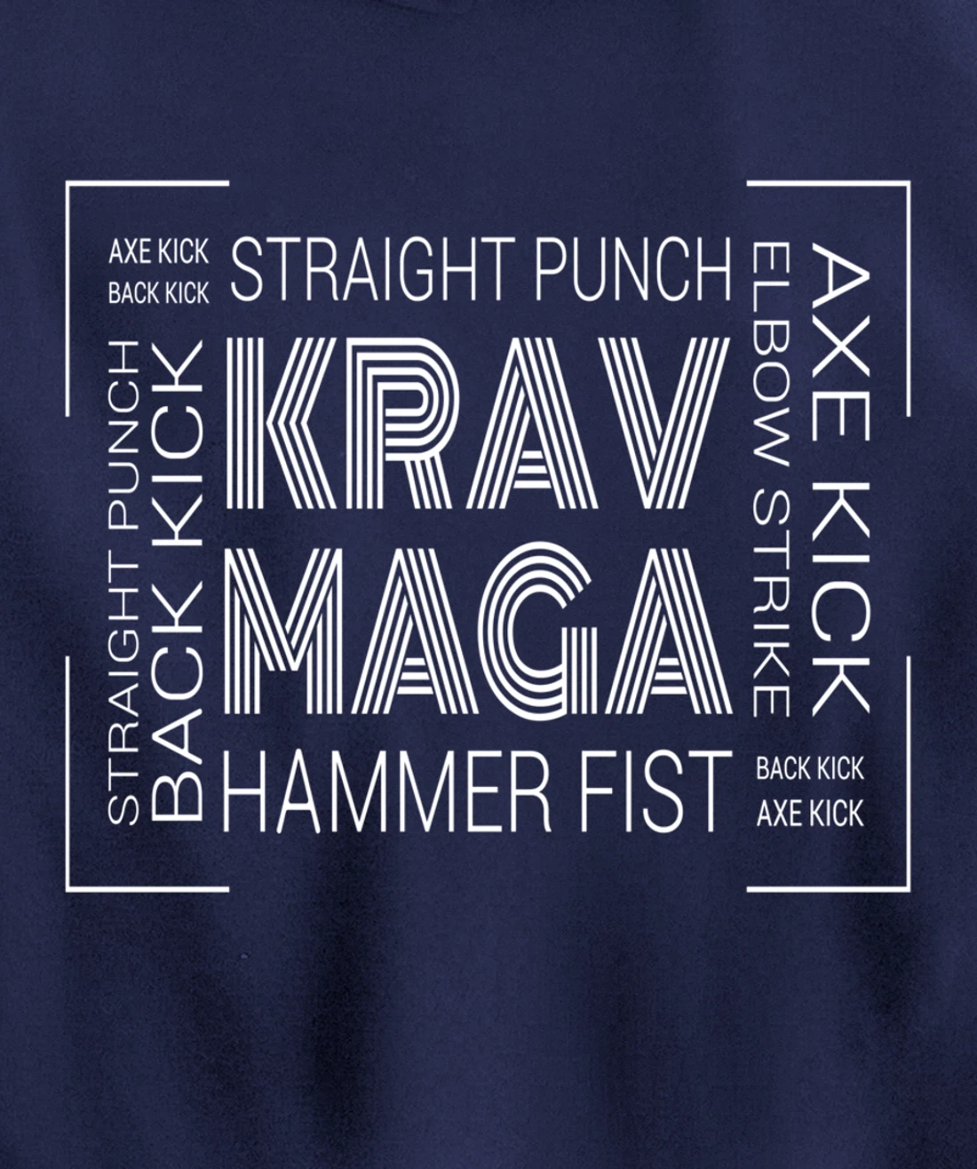 Krav Maga Israeli Punch Fist Kick Pullover Hoodie