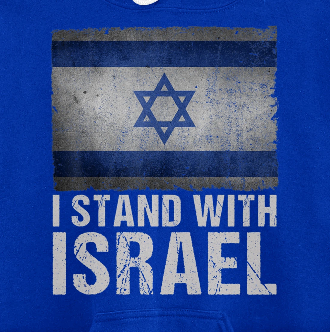 I Stand With Israel Shirt Jewish Gifts Heritage Israeli Flag Pullover Hoodie