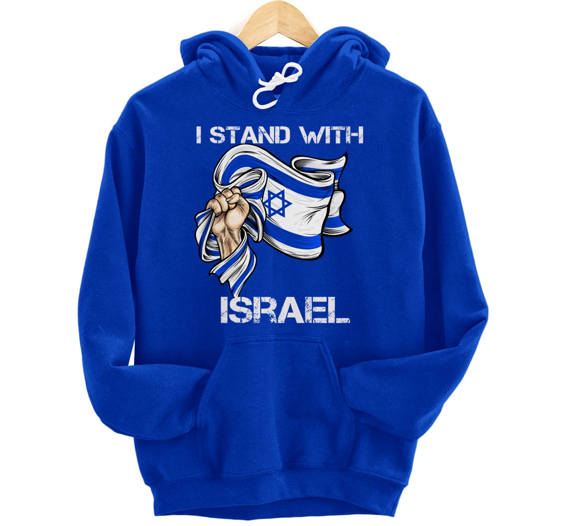 I Stand With Israel Support Israel Love Israeli Brotherhood Pullover Hoodie
