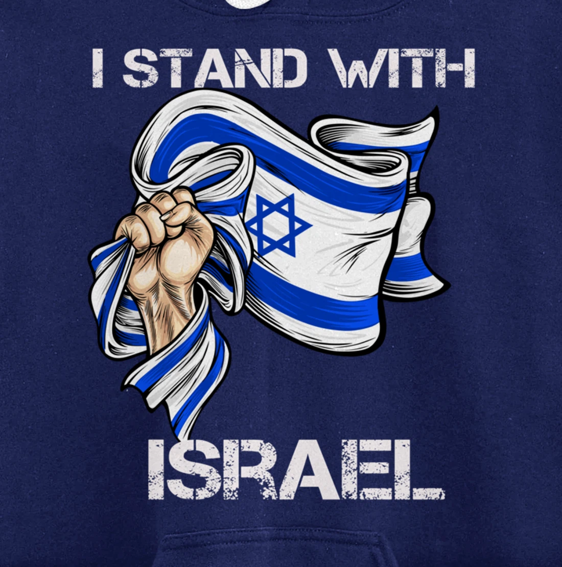 I Stand With Israel Support Israel Love Israeli Brotherhood Pullover Hoodie