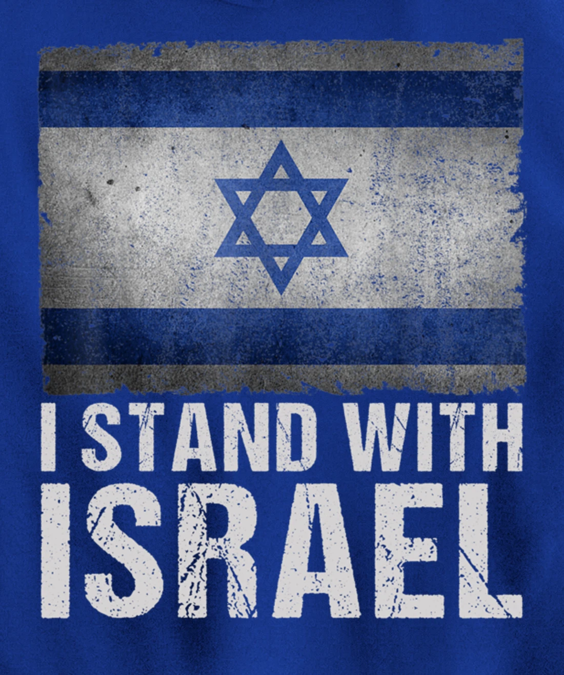 I Stand With Israel Shirt Jewish Gifts Heritage Israeli Flag Pullover Hoodie