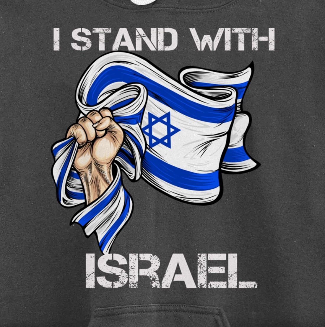 I Stand With Israel Support Israel Love Israeli Brotherhood Pullover Hoodie