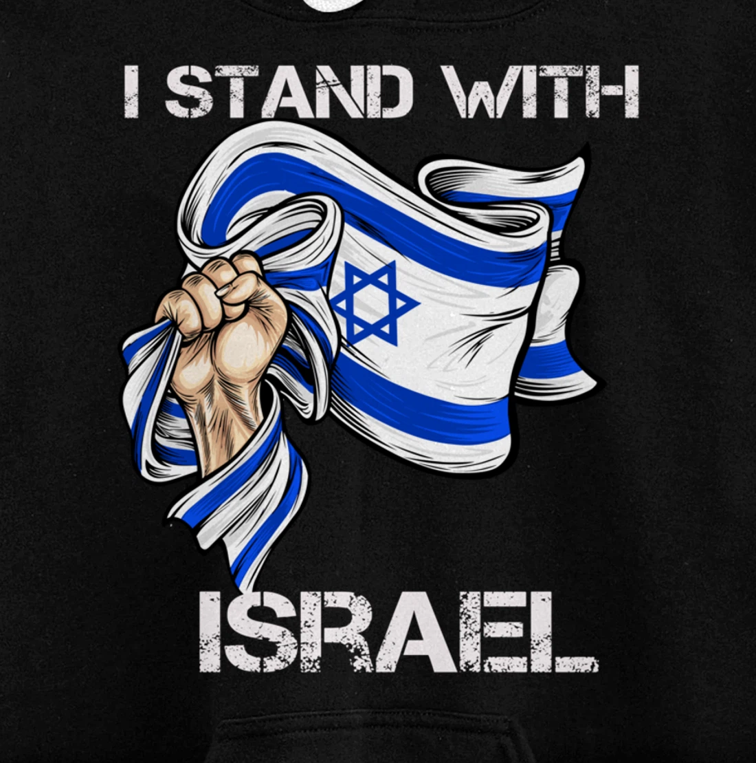 I Stand With Israel Support Israel Love Israeli Brotherhood Pullover Hoodie