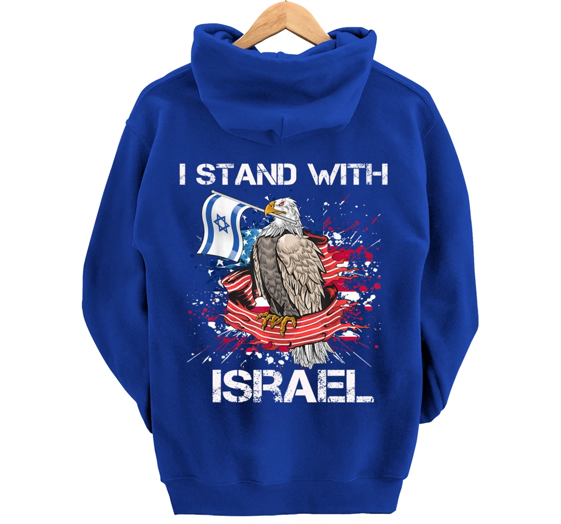 I Stand With Israel Support Israel Love Israeli Brotherhood Pullover Hoodie