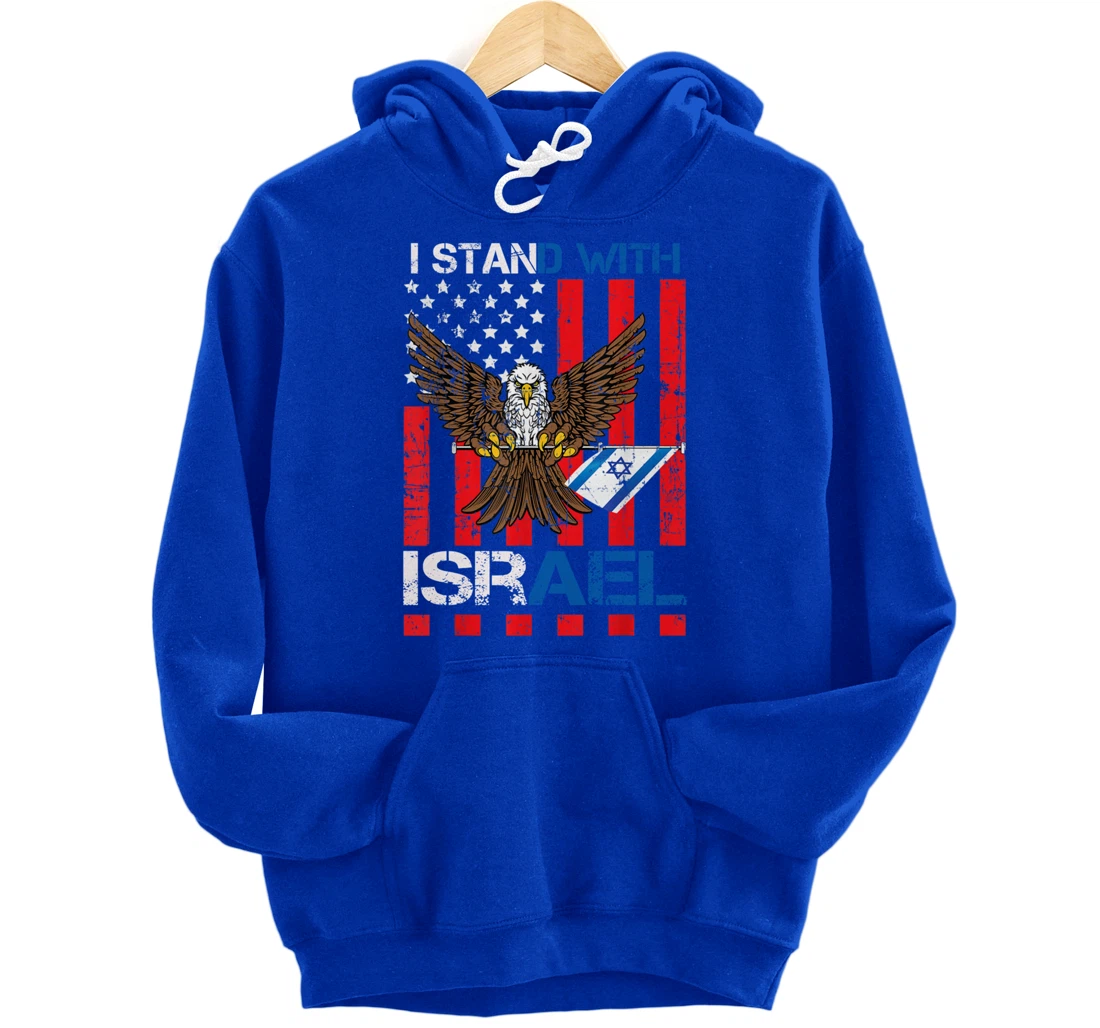 I Stand With Israel Support Israel Love Israeli Brotherhood Pullover Hoodie