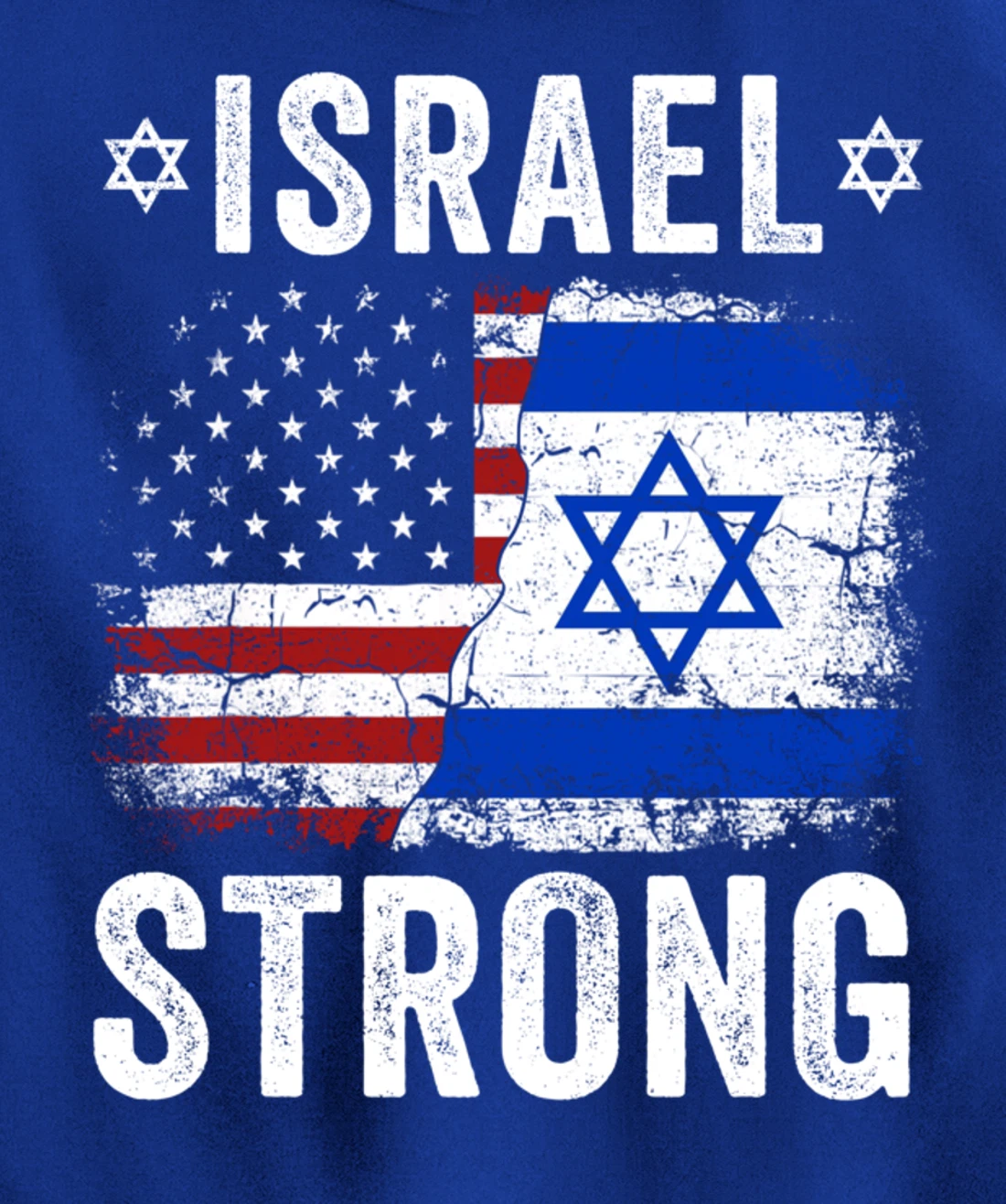 Support Israel I Stand With Israel Israel Strong Israel Flag Pullover Hoodie