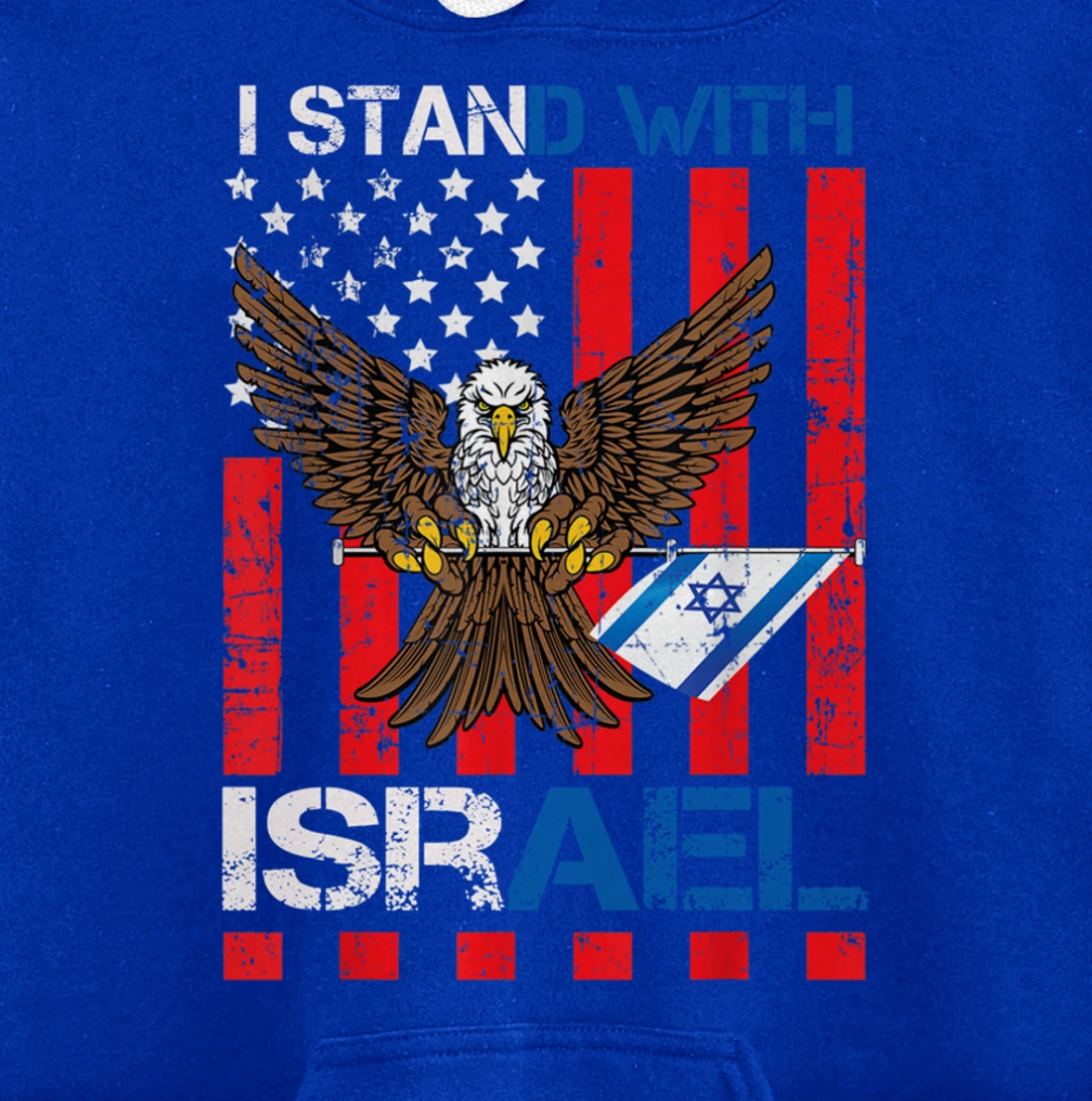 I Stand With Israel Support Israel Love Israeli Brotherhood Pullover Hoodie