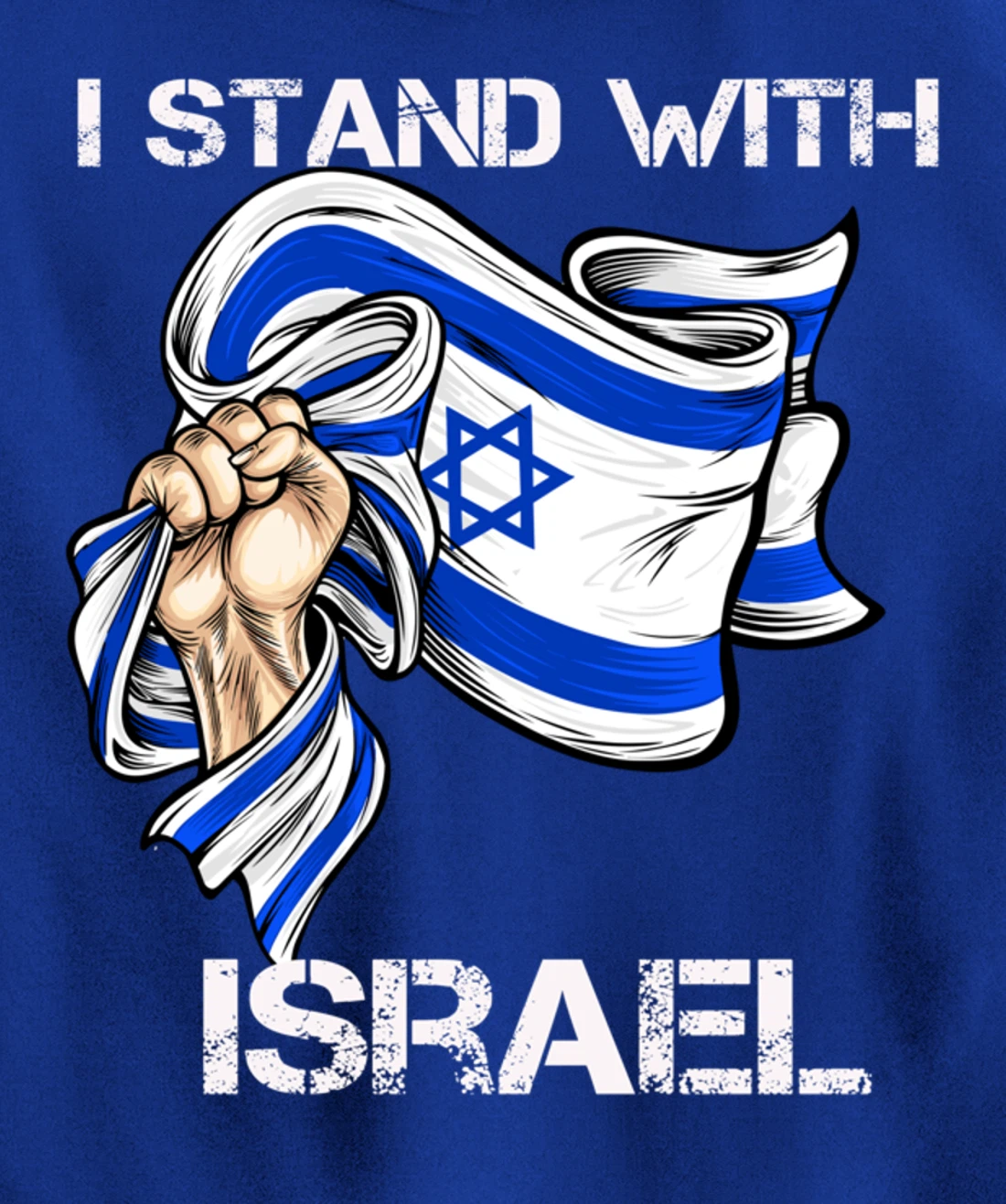 I Stand With Israel Support Israel Love Israeli Brotherhood Pullover Hoodie