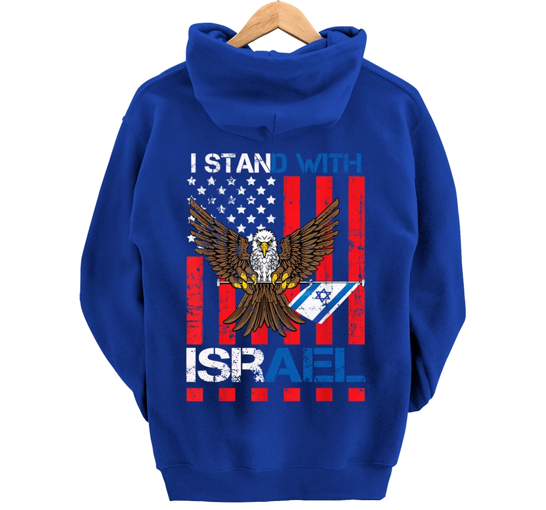 I Stand With Israel Support Israel Love Israeli Brotherhood Pullover Hoodie