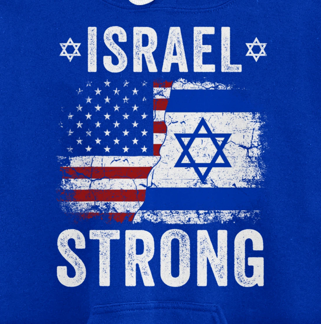 Support Israel I Stand With Israel Israel Strong Israel Flag Pullover Hoodie