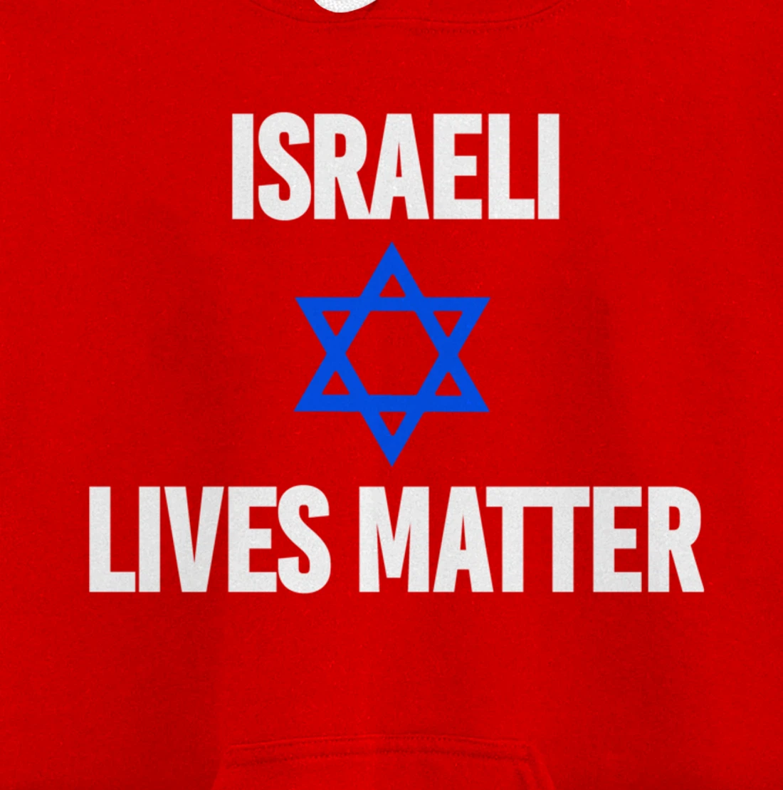 Israeli Lives Matter Design Pullover Hoodie