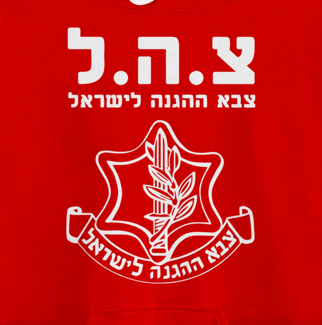 Jewish IDF Zahal Tzahal Tees Israel Defense Forces Pullover Hoodie