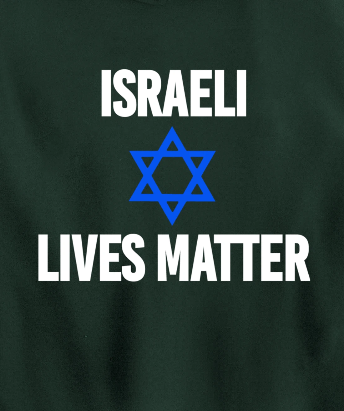 Israeli Lives Matter Design Pullover Hoodie