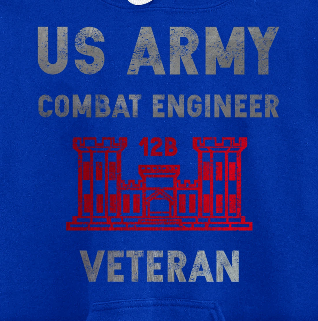 US Army Combat Engineer Combat Engineer Veteran Gift Pullover Hoodie