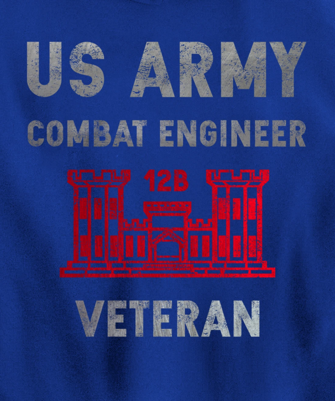 US Army Combat Engineer Combat Engineer Veteran Gift Pullover Hoodie