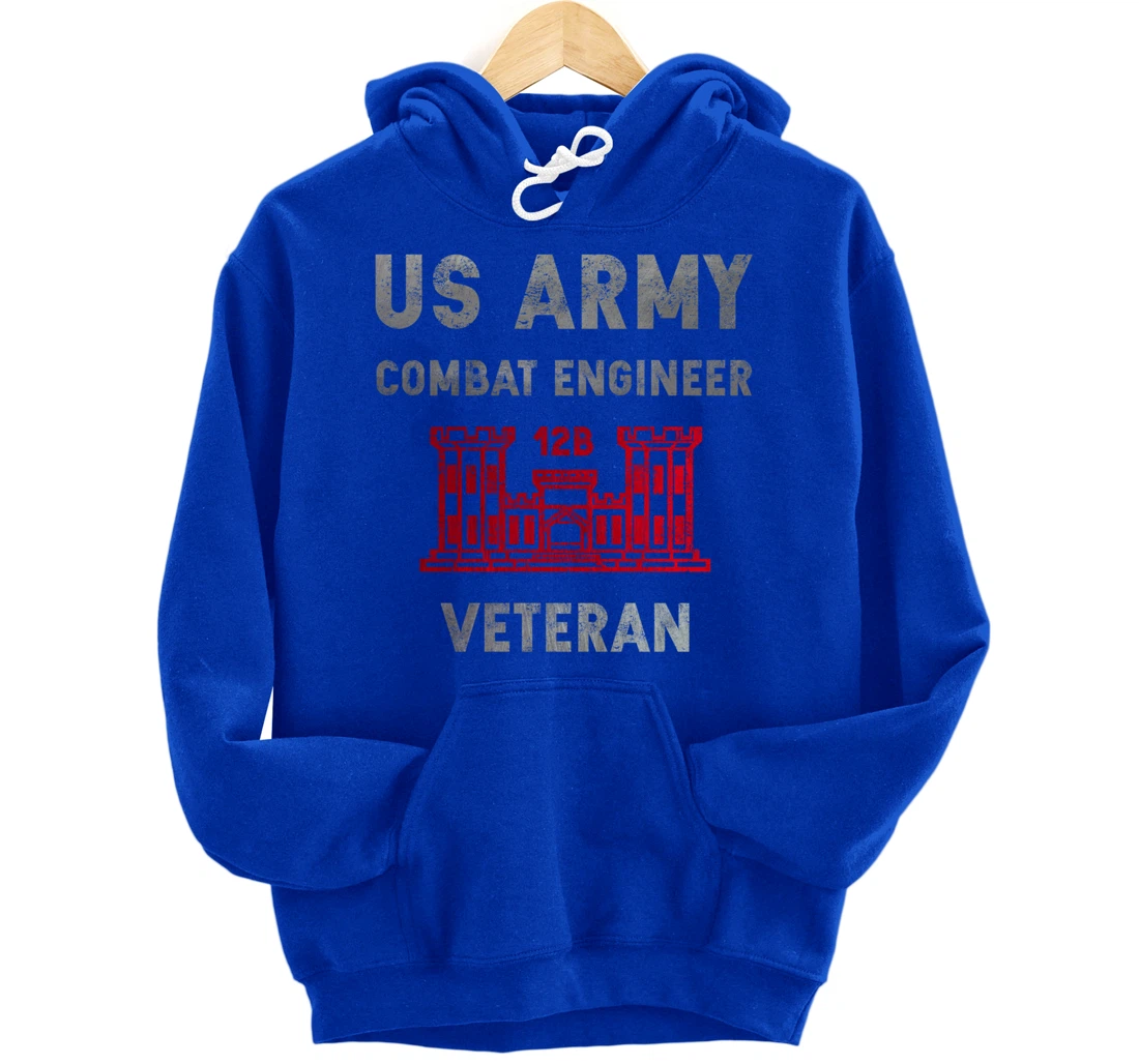 US Army Combat Engineer Combat Engineer Veteran Gift Pullover Hoodie