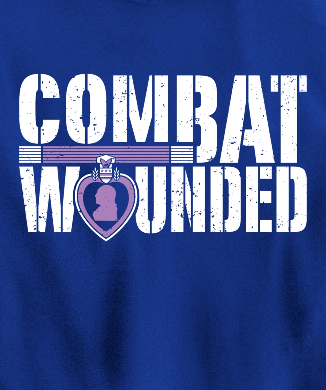 Purple Heart Military Veteran Shirt | Combat Wounded Soldier Pullover Hoodie