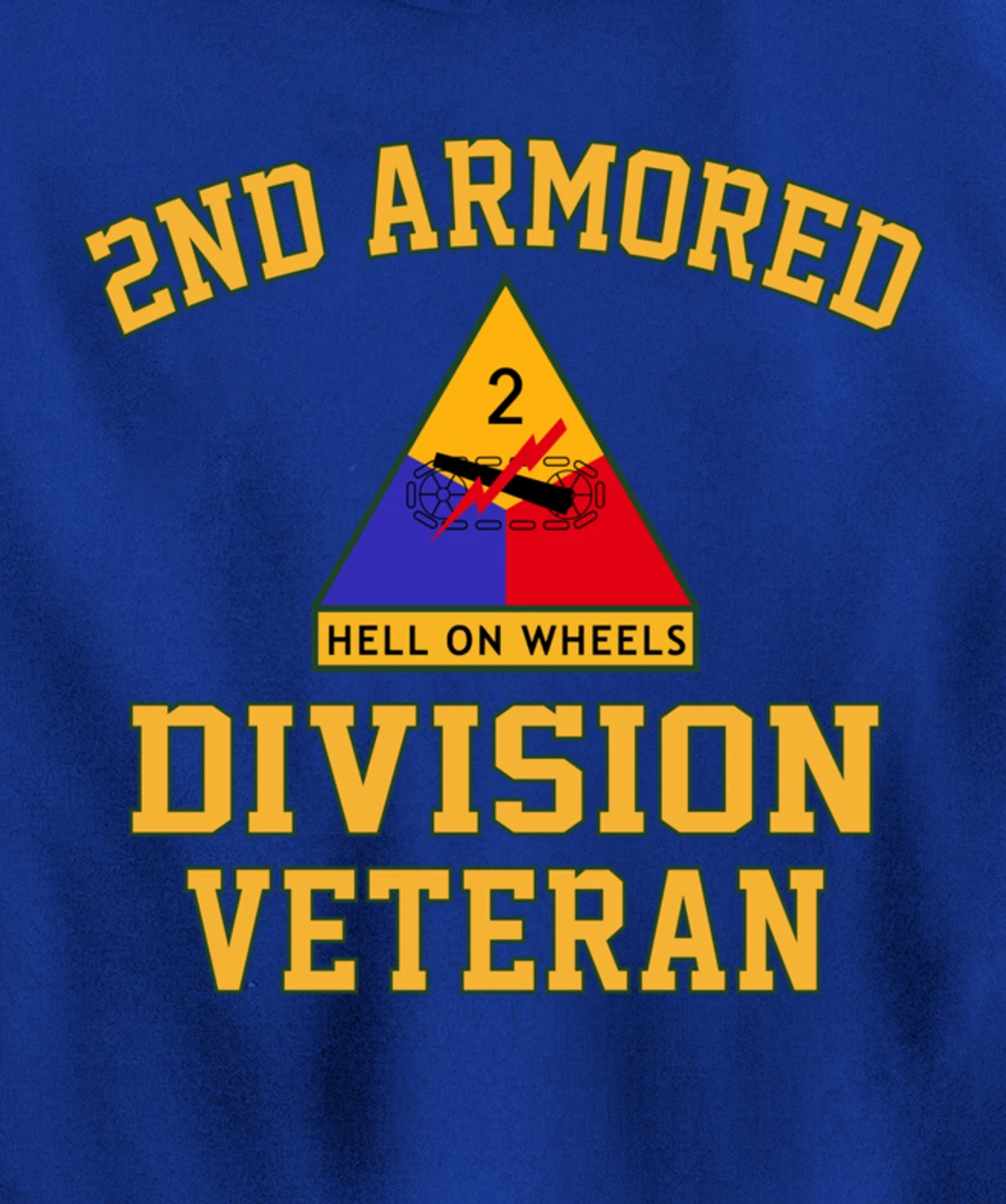 2nd Armored Division Veteran Pullover Hoodie