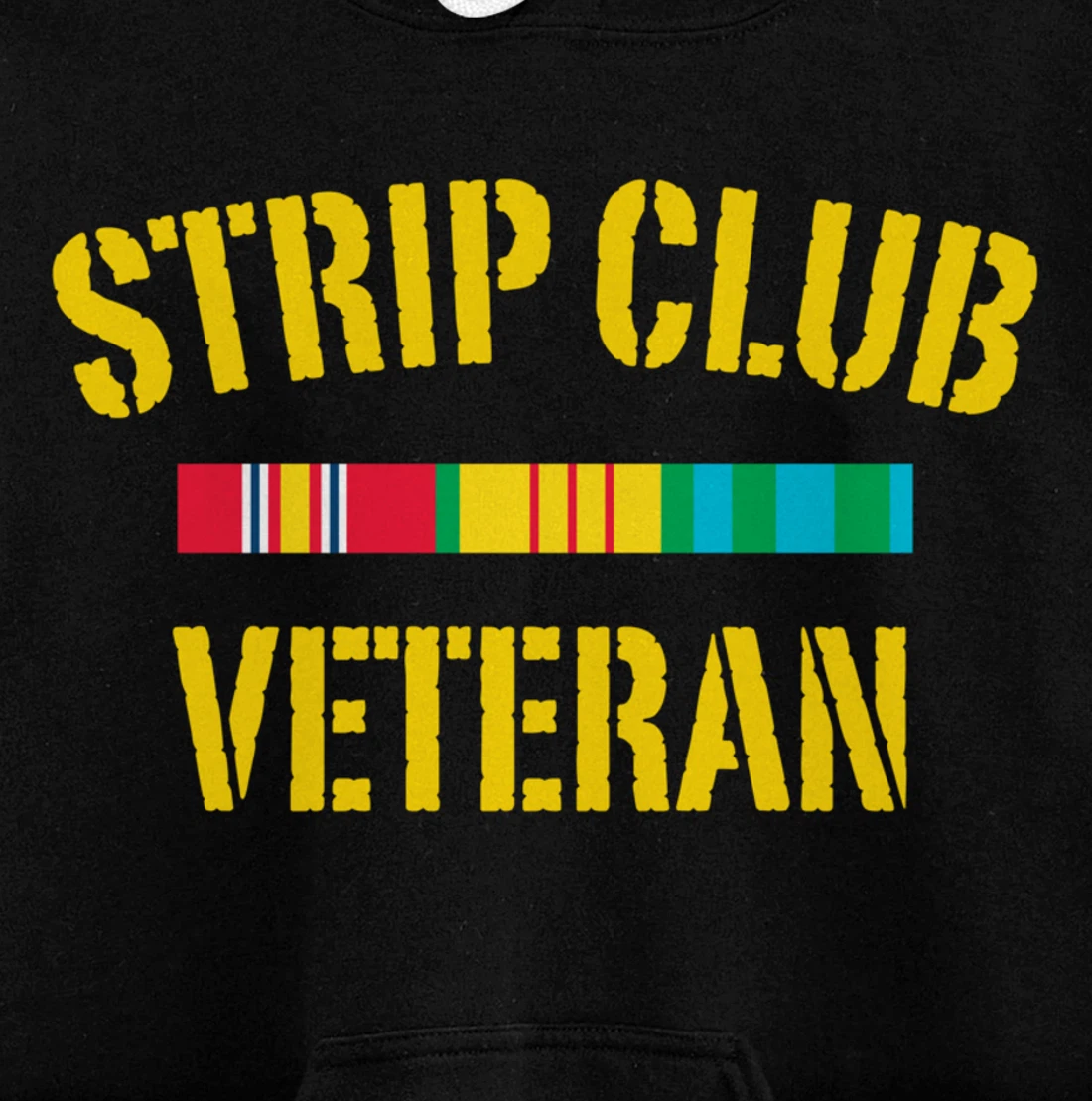 strip club veteran Pullover Hoodie