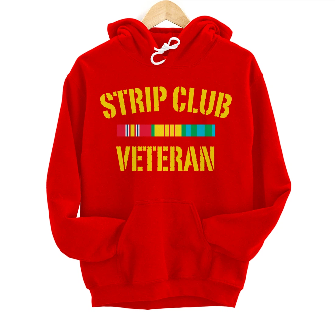 strip club veteran Pullover Hoodie