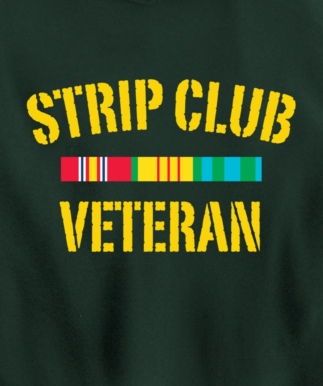 strip club veteran Pullover Hoodie