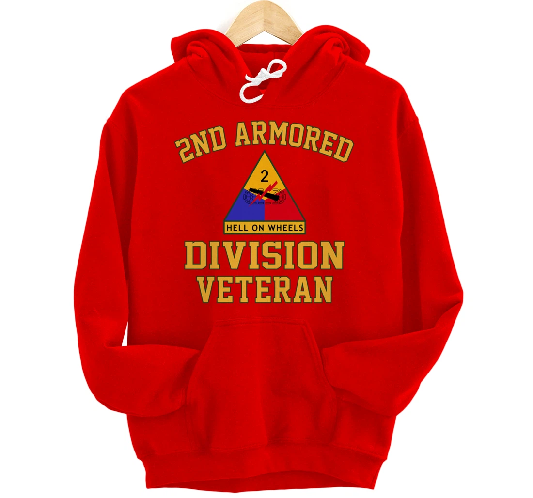 2nd Armored Division Veteran Pullover Hoodie