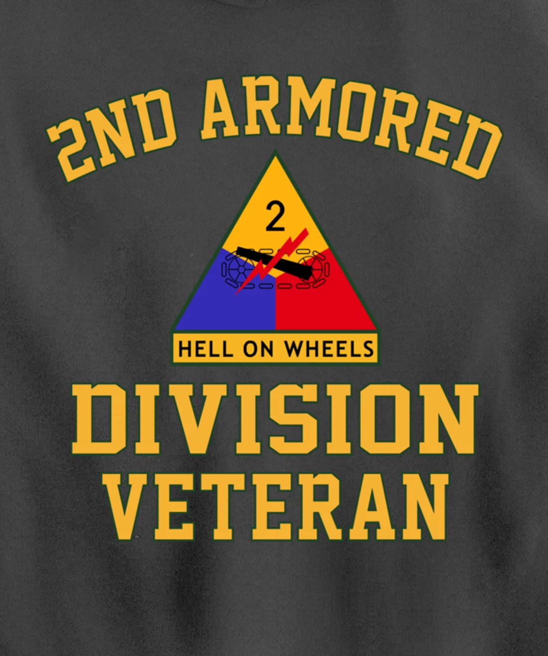 2nd Armored Division Veteran Pullover Hoodie