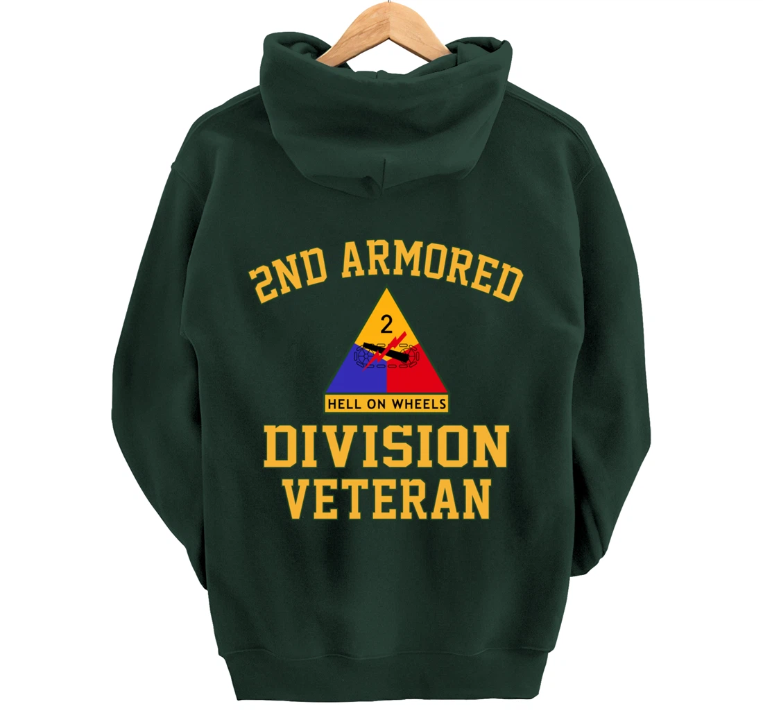 2nd Armored Division Veteran Pullover Hoodie