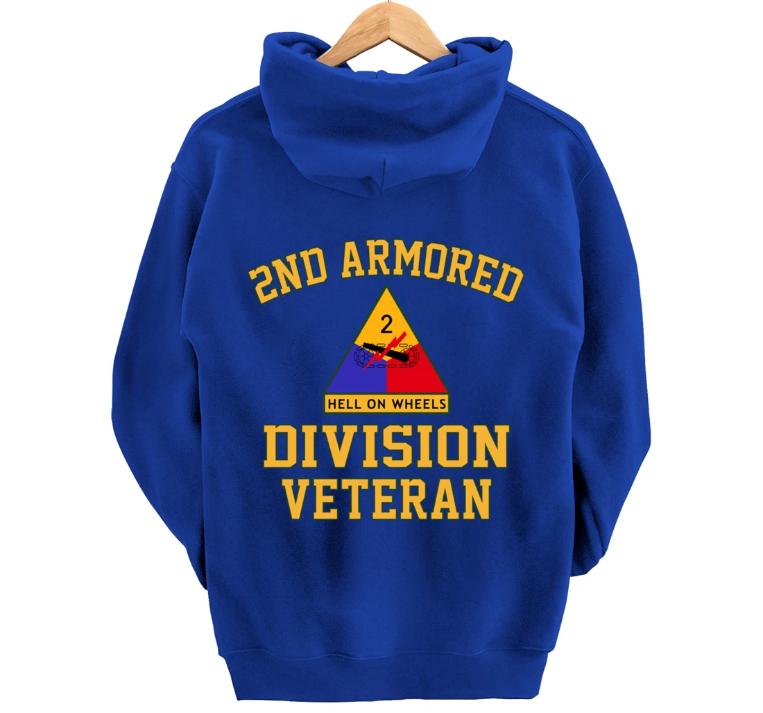 2nd Armored Division Veteran Pullover Hoodie