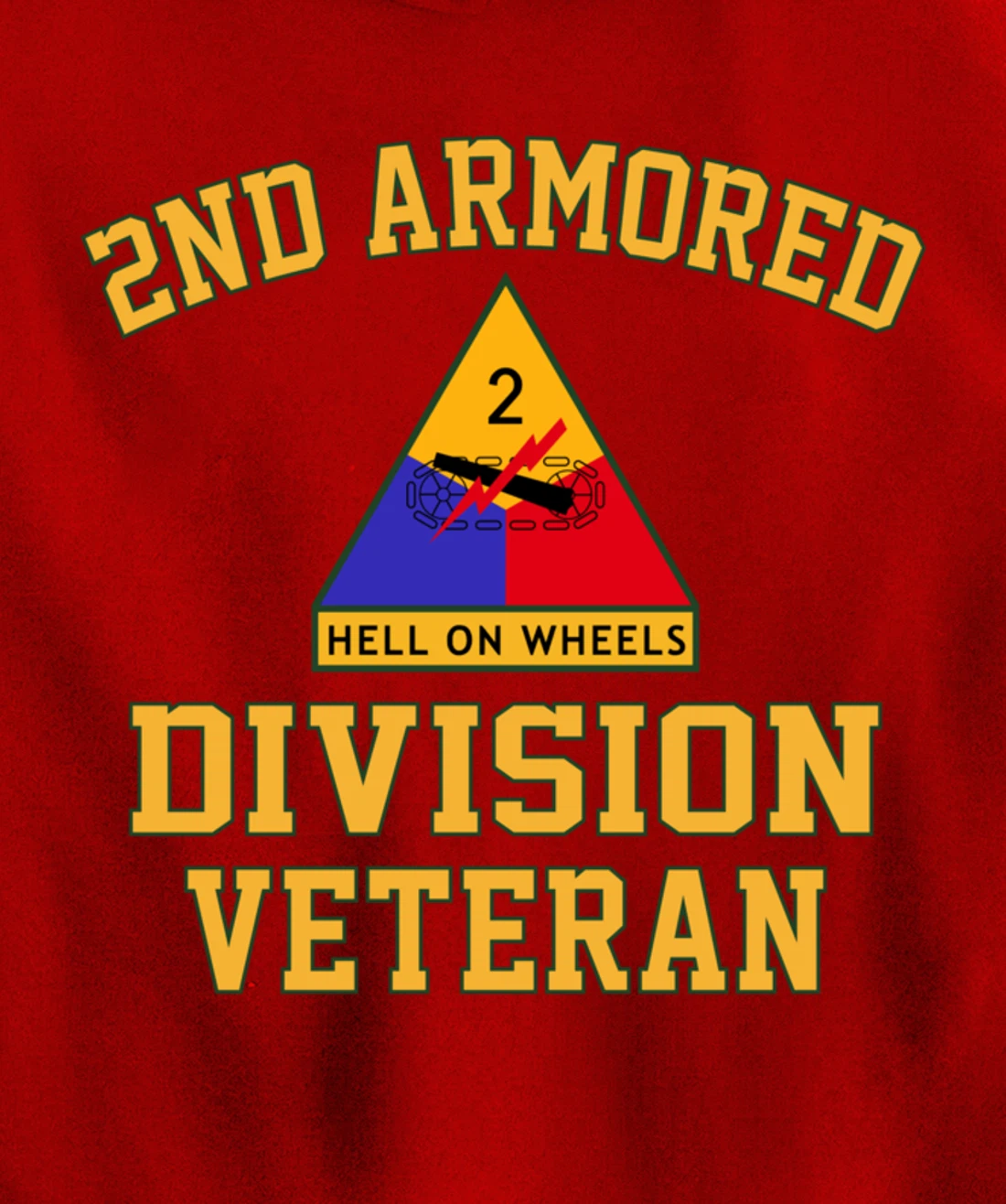 2nd Armored Division Veteran Pullover Hoodie