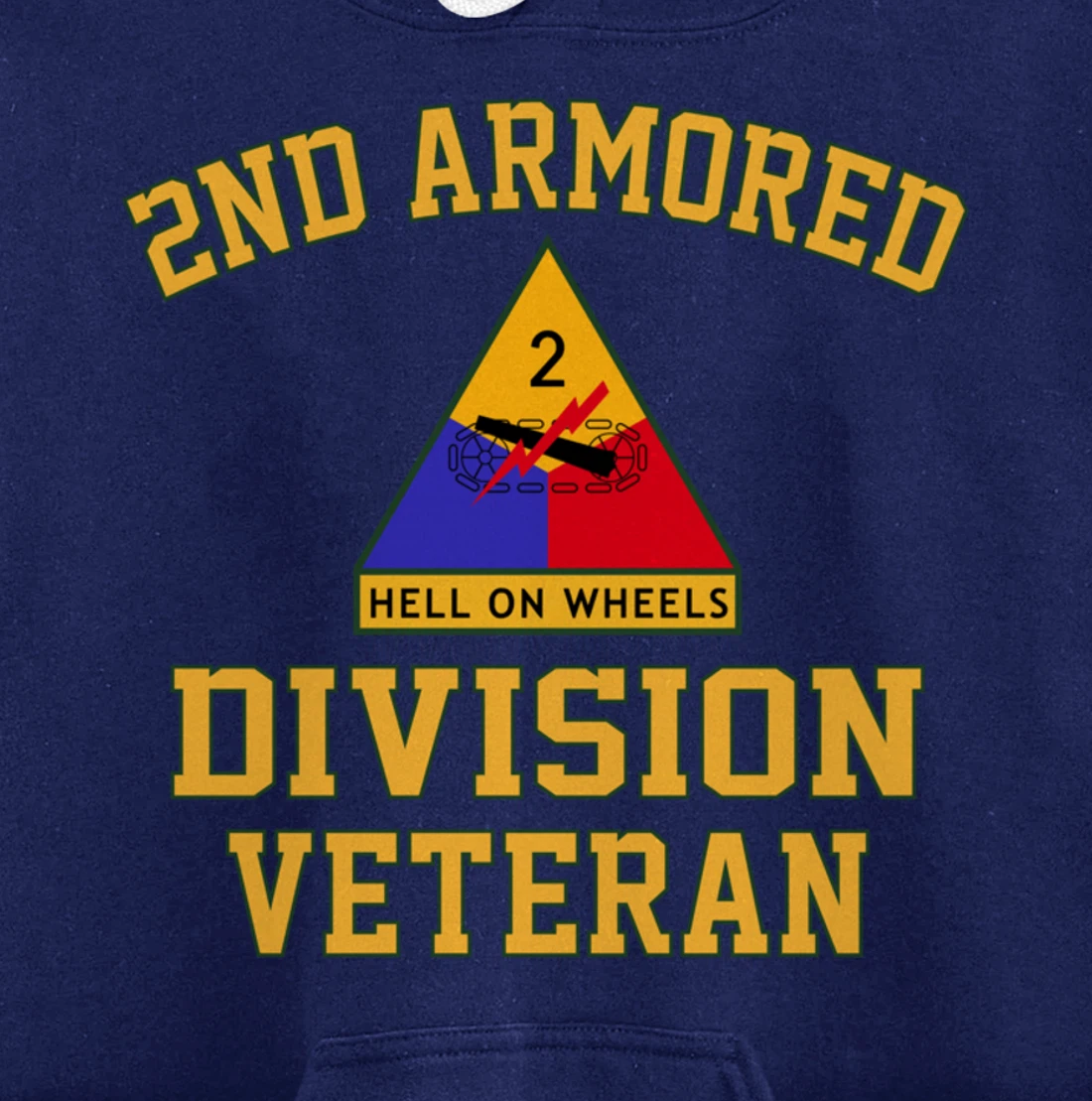 2nd Armored Division Veteran Pullover Hoodie