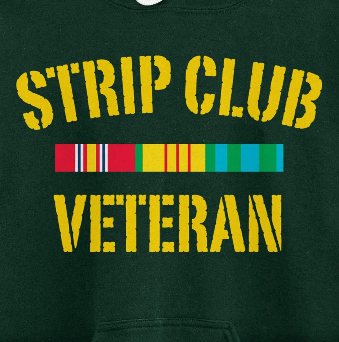 strip club veteran Pullover Hoodie