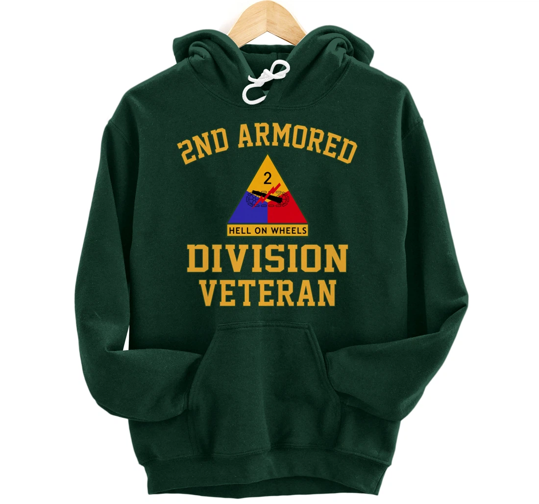 2nd Armored Division Veteran Pullover Hoodie