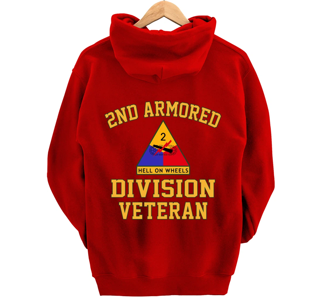 2nd Armored Division Veteran Pullover Hoodie