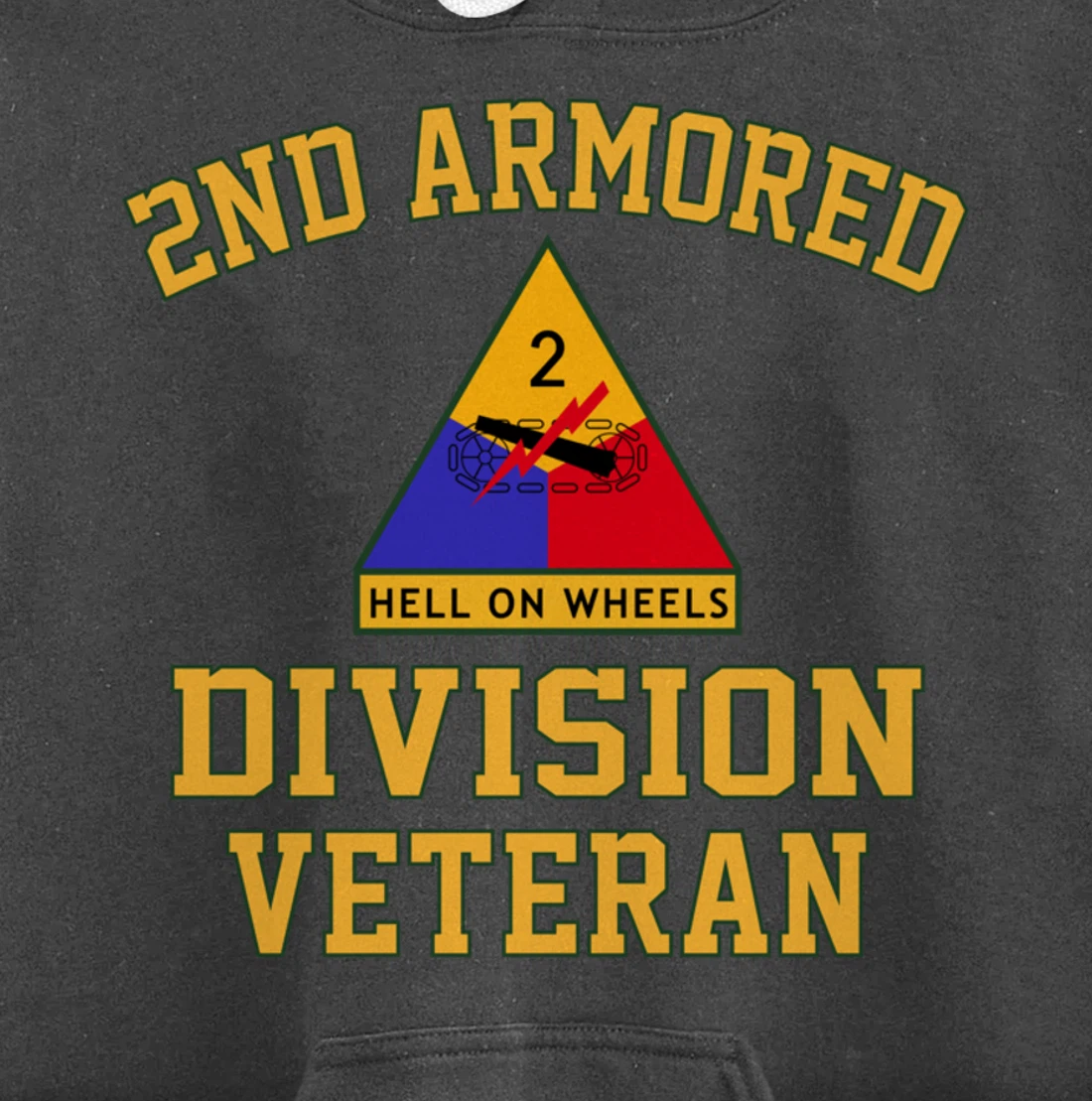 2nd Armored Division Veteran Pullover Hoodie