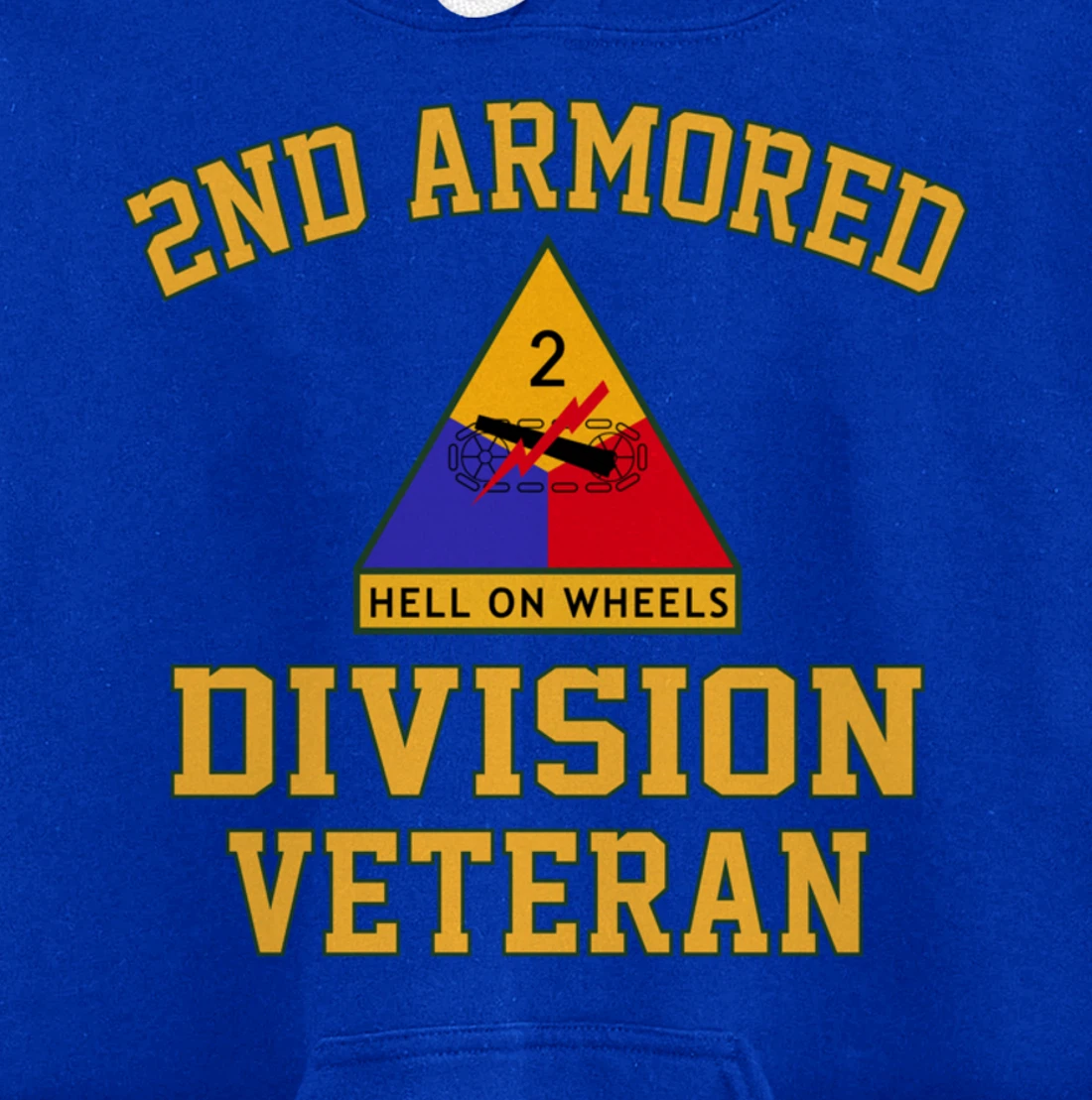 2nd Armored Division Veteran Pullover Hoodie