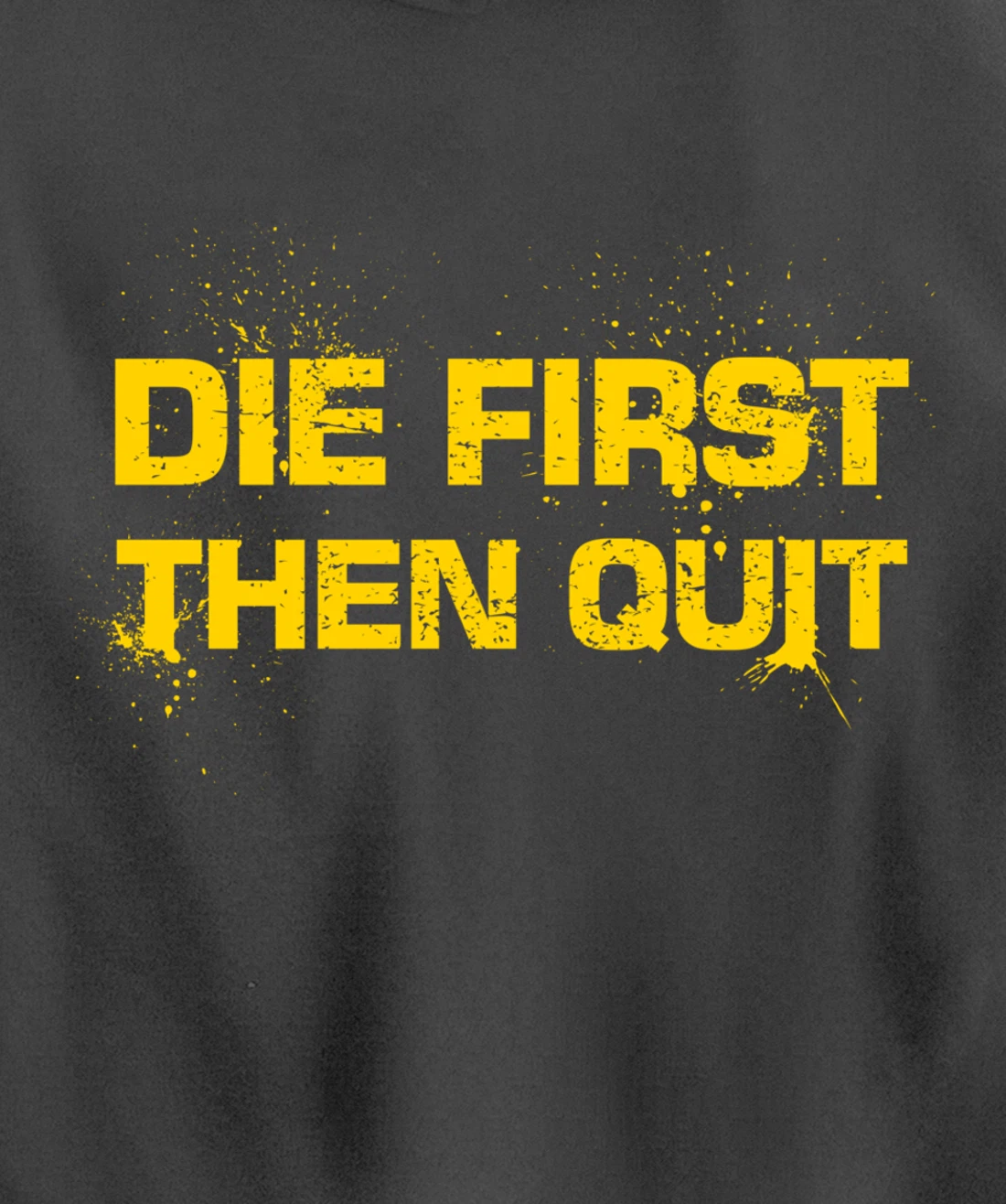 Army Motivational Die First Then Quit Skull Proud Veteran Pullover Hoodie
