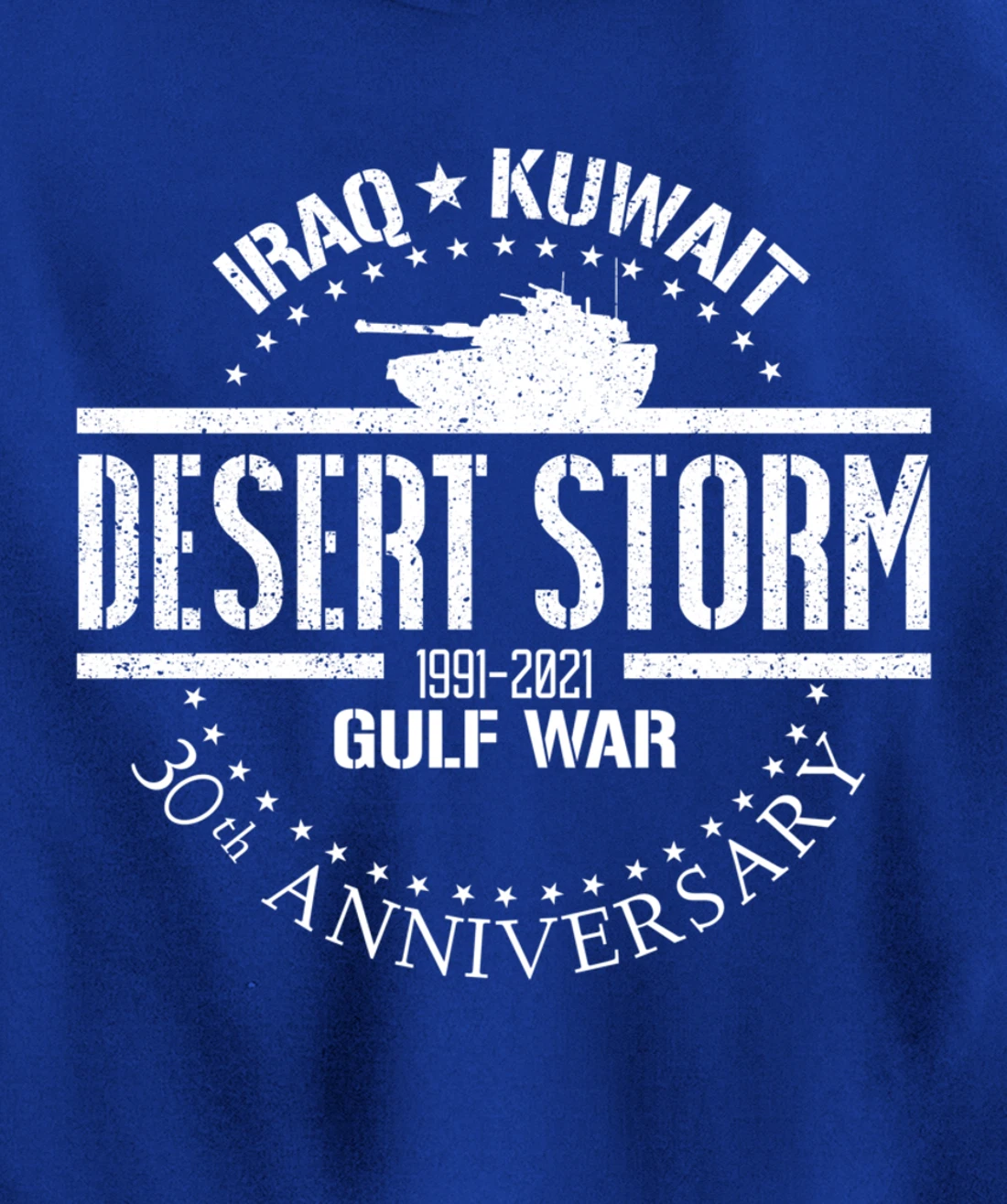 Desert Storm 30th Anniversary 1991 Gulf War Veteran Military Pullover Hoodie