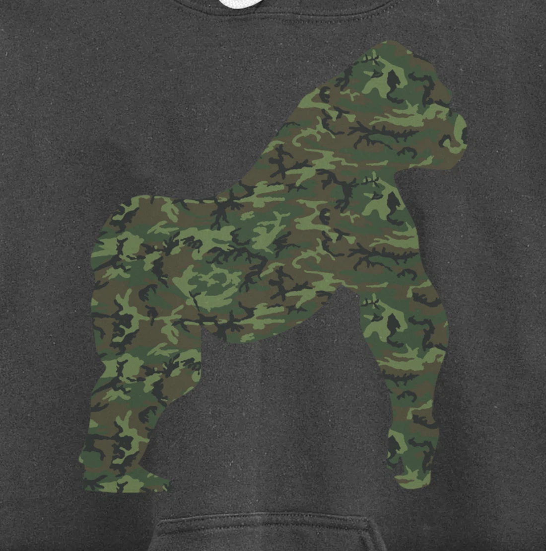 Military Gorilla Camo Print US Ape Animal Veteran Men Gift Pullover Hoodie