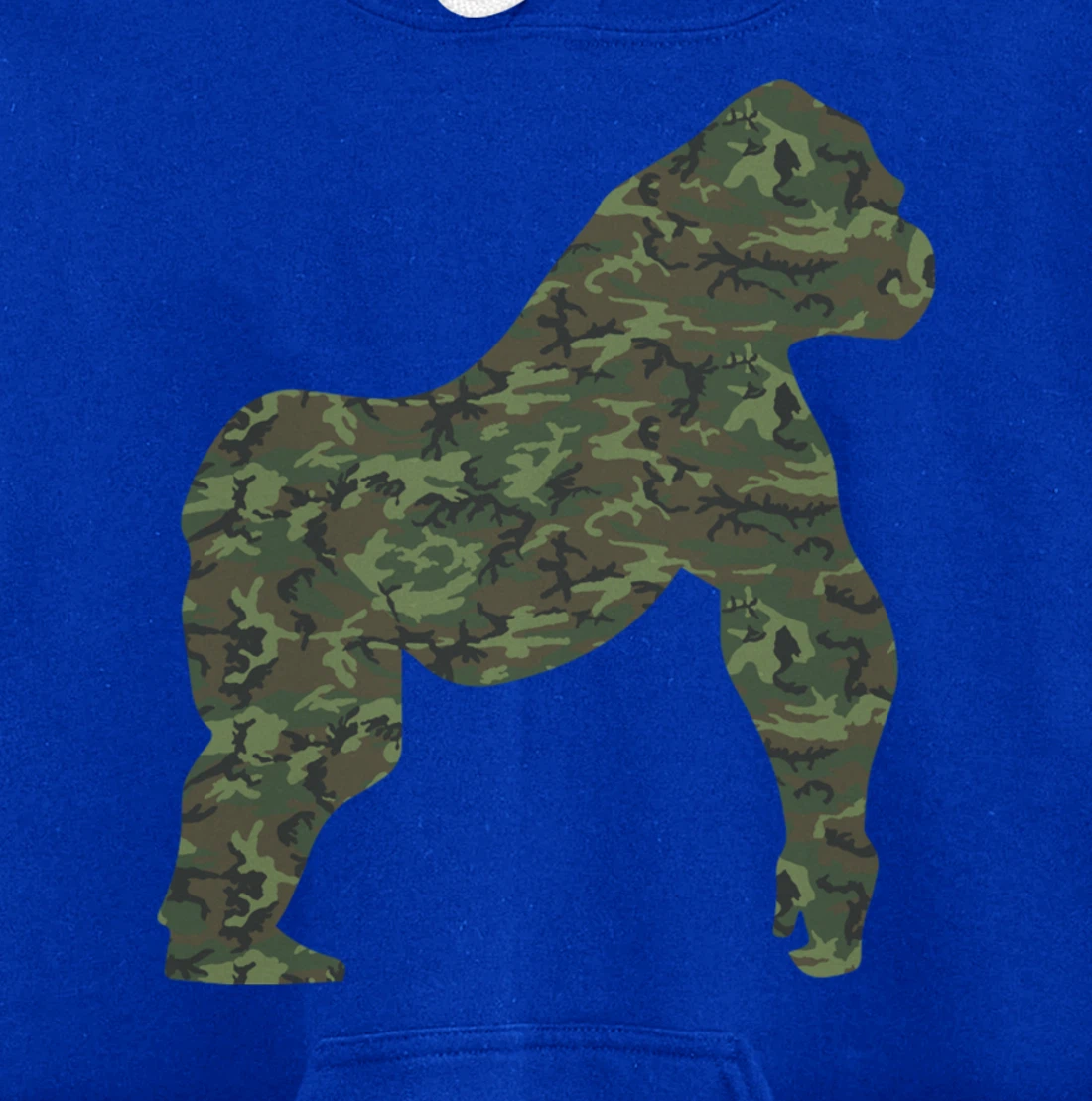 Military Gorilla Camo Print US Ape Animal Veteran Men Gift Pullover Hoodie