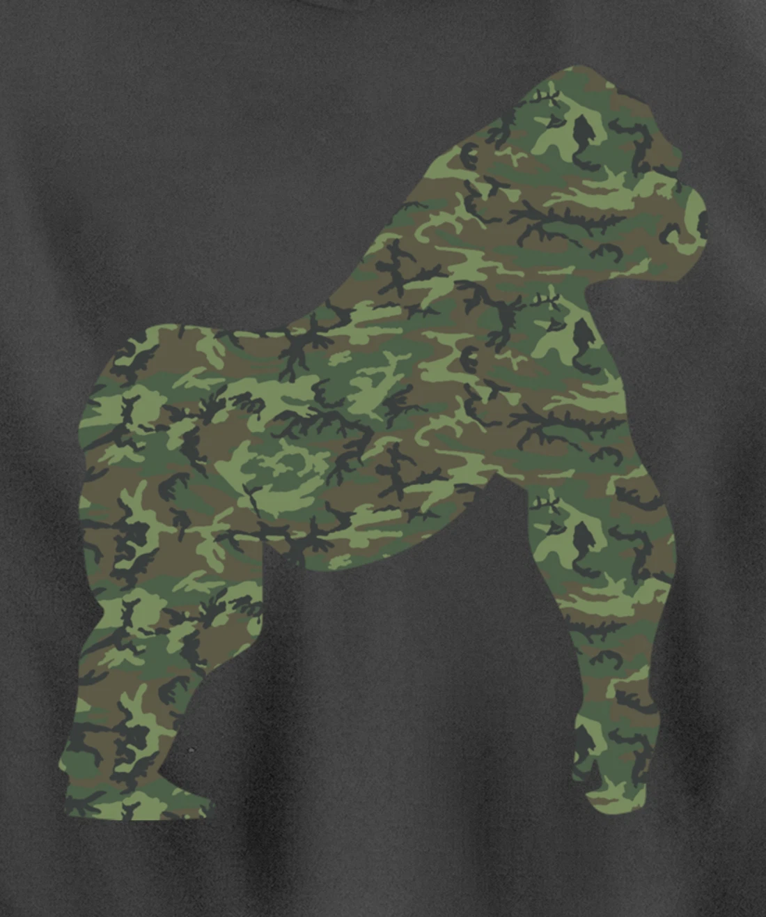 Military Gorilla Camo Print US Ape Animal Veteran Men Gift Pullover Hoodie