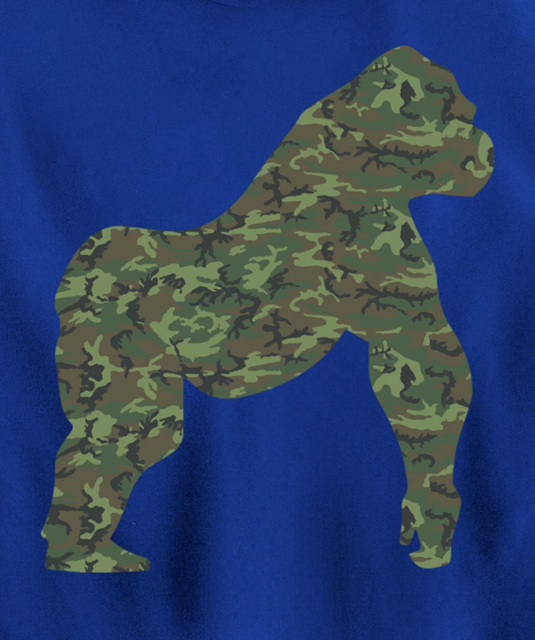 Military Gorilla Camo Print US Ape Animal Veteran Men Gift Pullover Hoodie