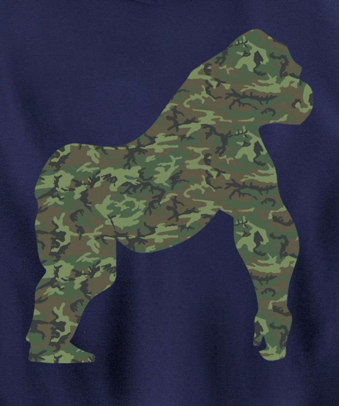 Military Gorilla Camo Print US Ape Animal Veteran Men Gift Pullover Hoodie