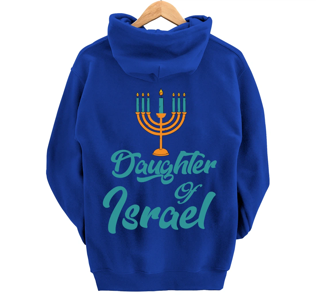 Hebrew Israelite Clothing Daughter of Israel Menorah Judah Pullover Hoodie