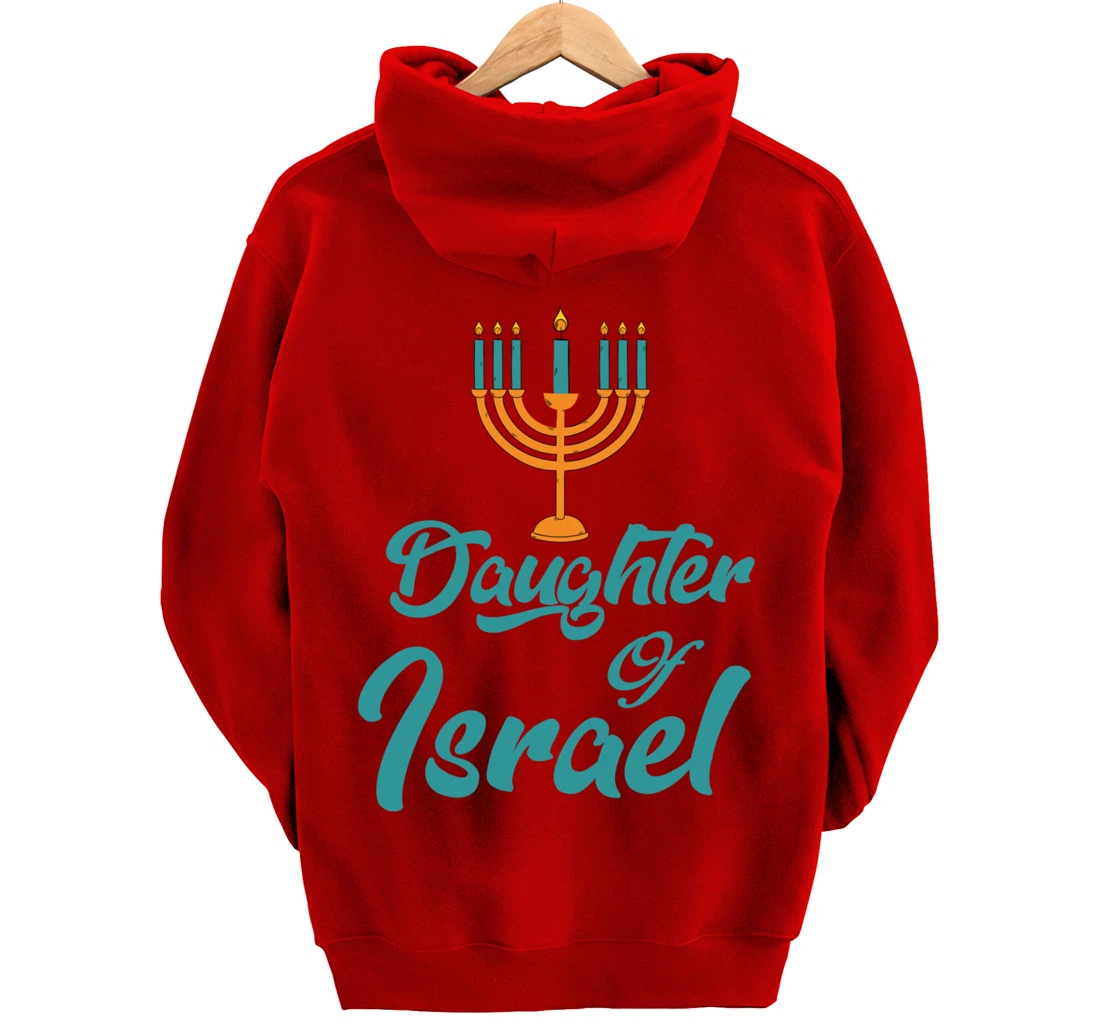 Hebrew Israelite Clothing Daughter of Israel Menorah Judah Pullover Hoodie