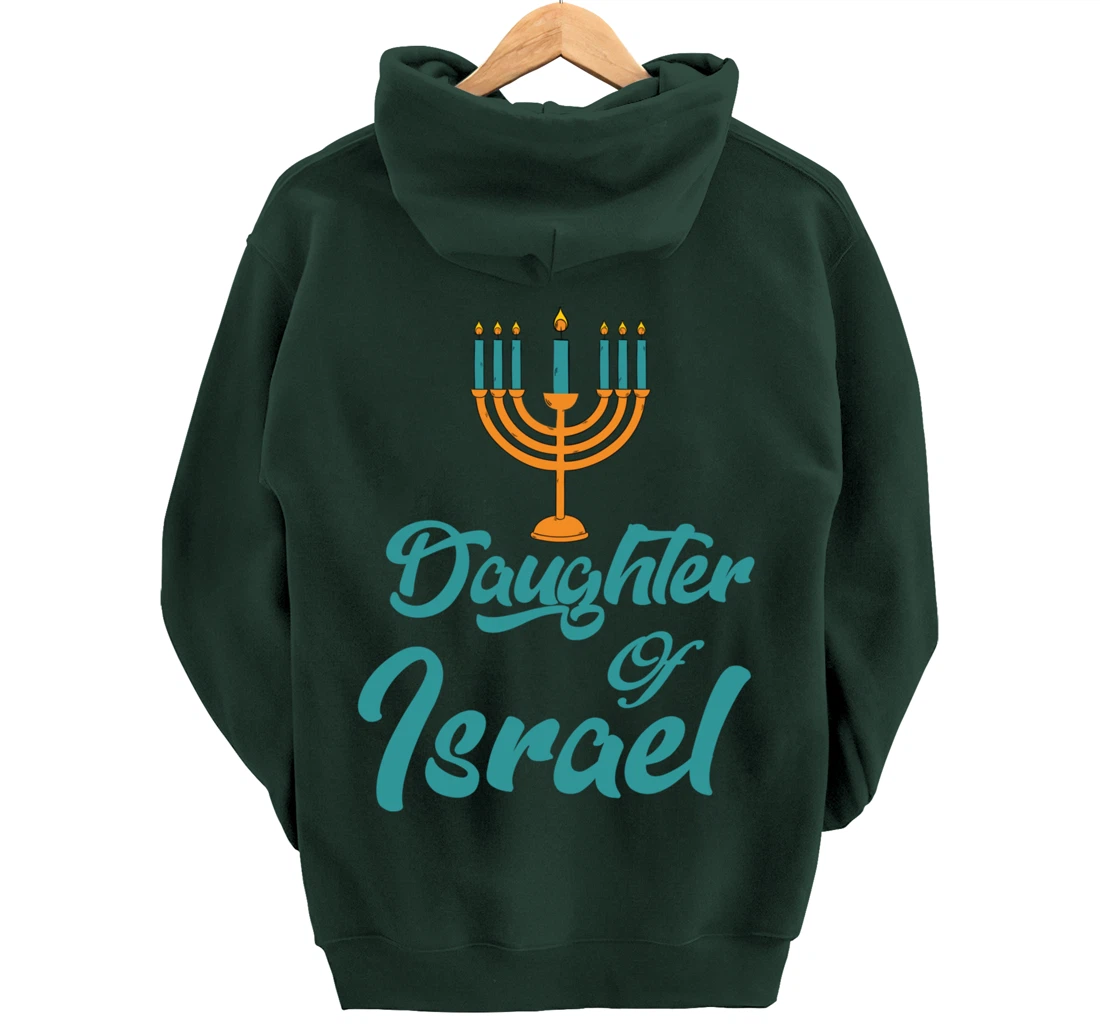Hebrew Israelite Clothing Daughter of Israel Menorah Judah Pullover Hoodie