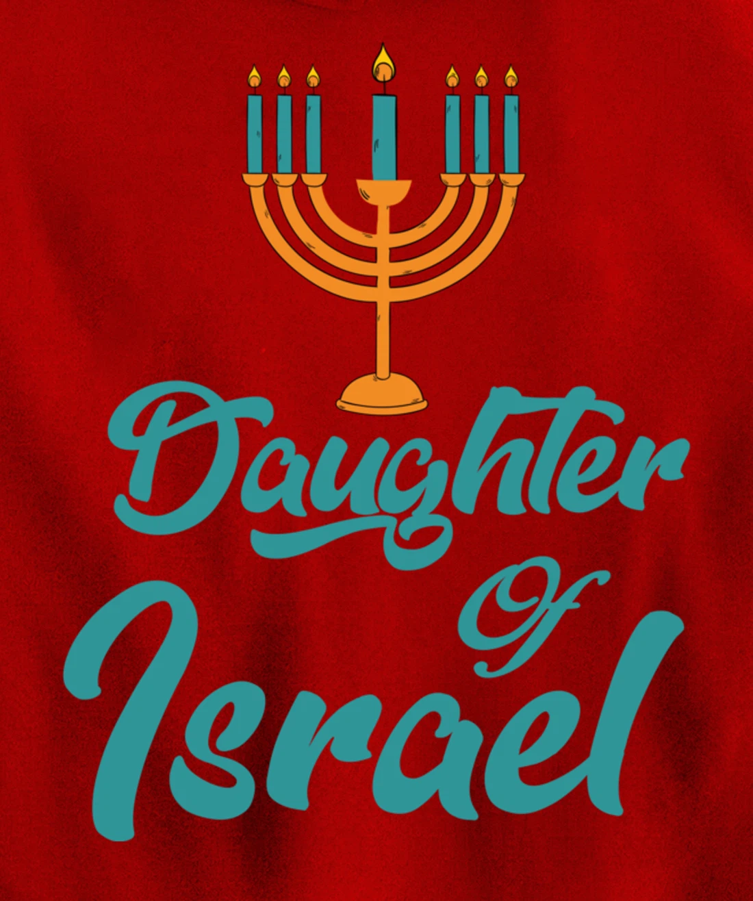 Hebrew Israelite Clothing Daughter of Israel Menorah Judah Pullover Hoodie
