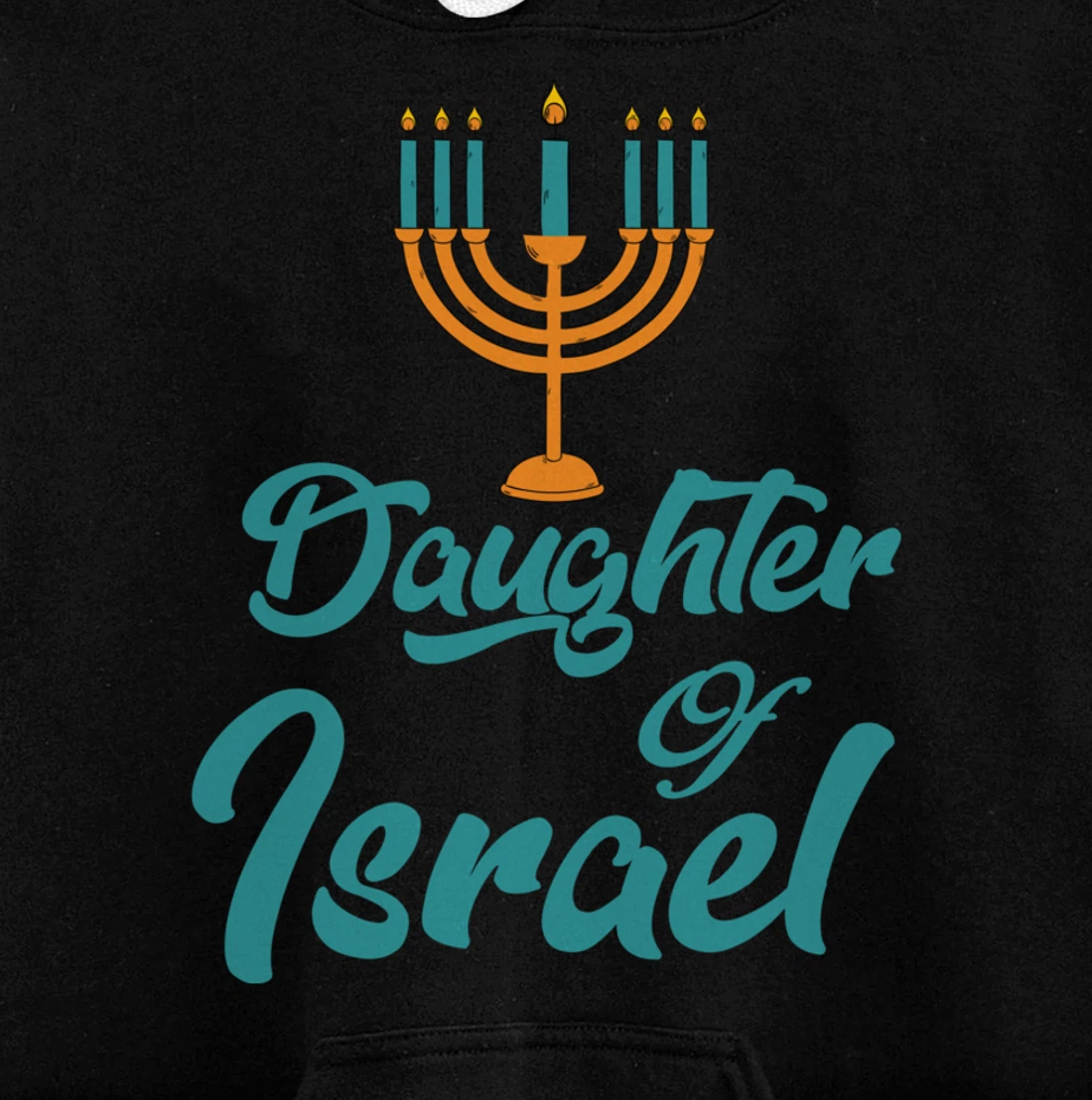 Hebrew Israelite Clothing Daughter of Israel Menorah Judah Pullover Hoodie