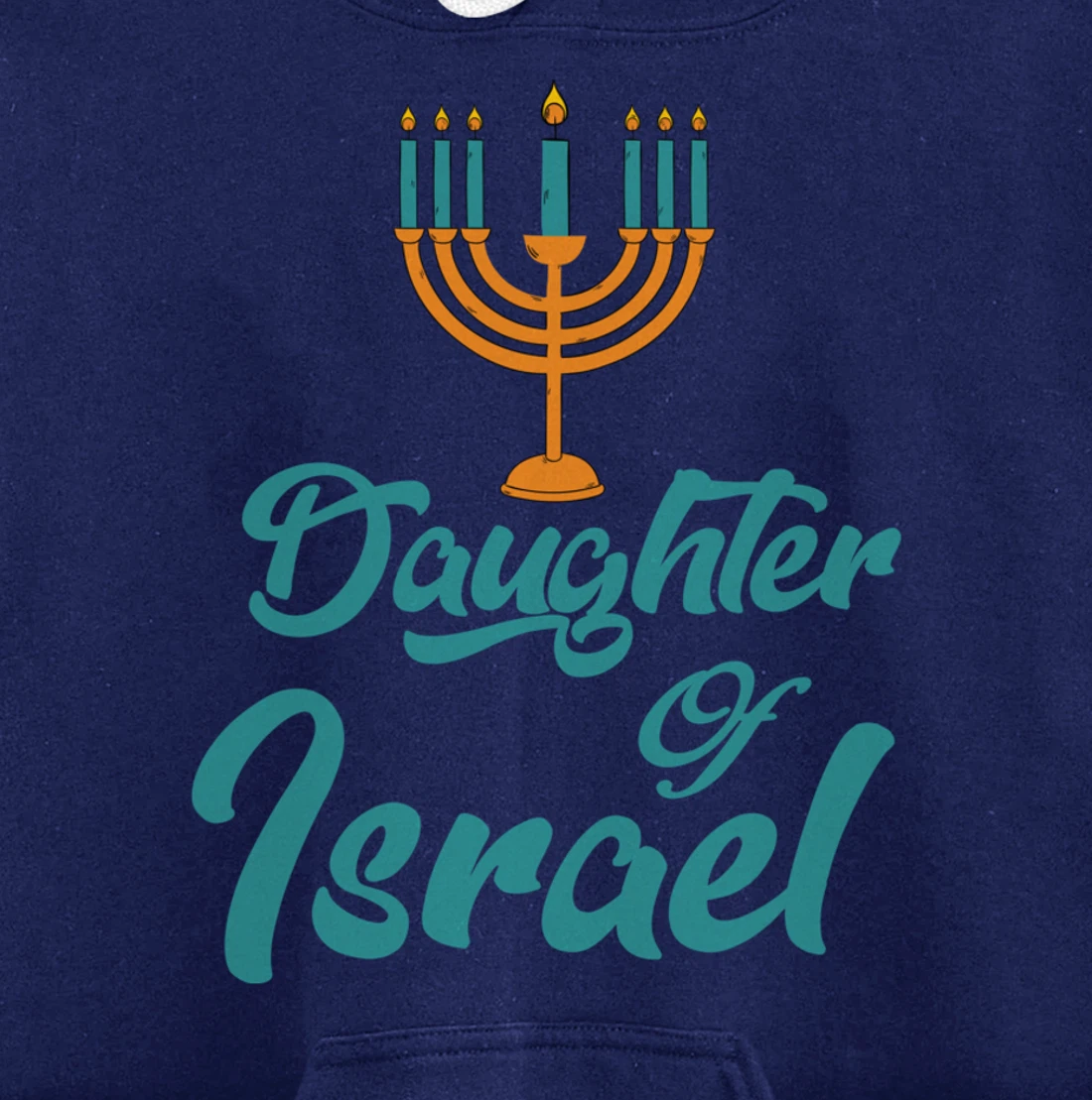 Hebrew Israelite Clothing Daughter of Israel Menorah Judah Pullover Hoodie